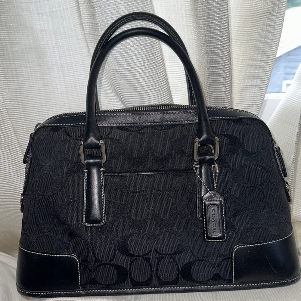 Coach logo quilted special edition doctor bag